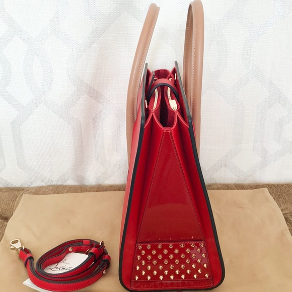 Sold Christian Louboutin Paloma Medium Red Tote - Picture 7 of 8